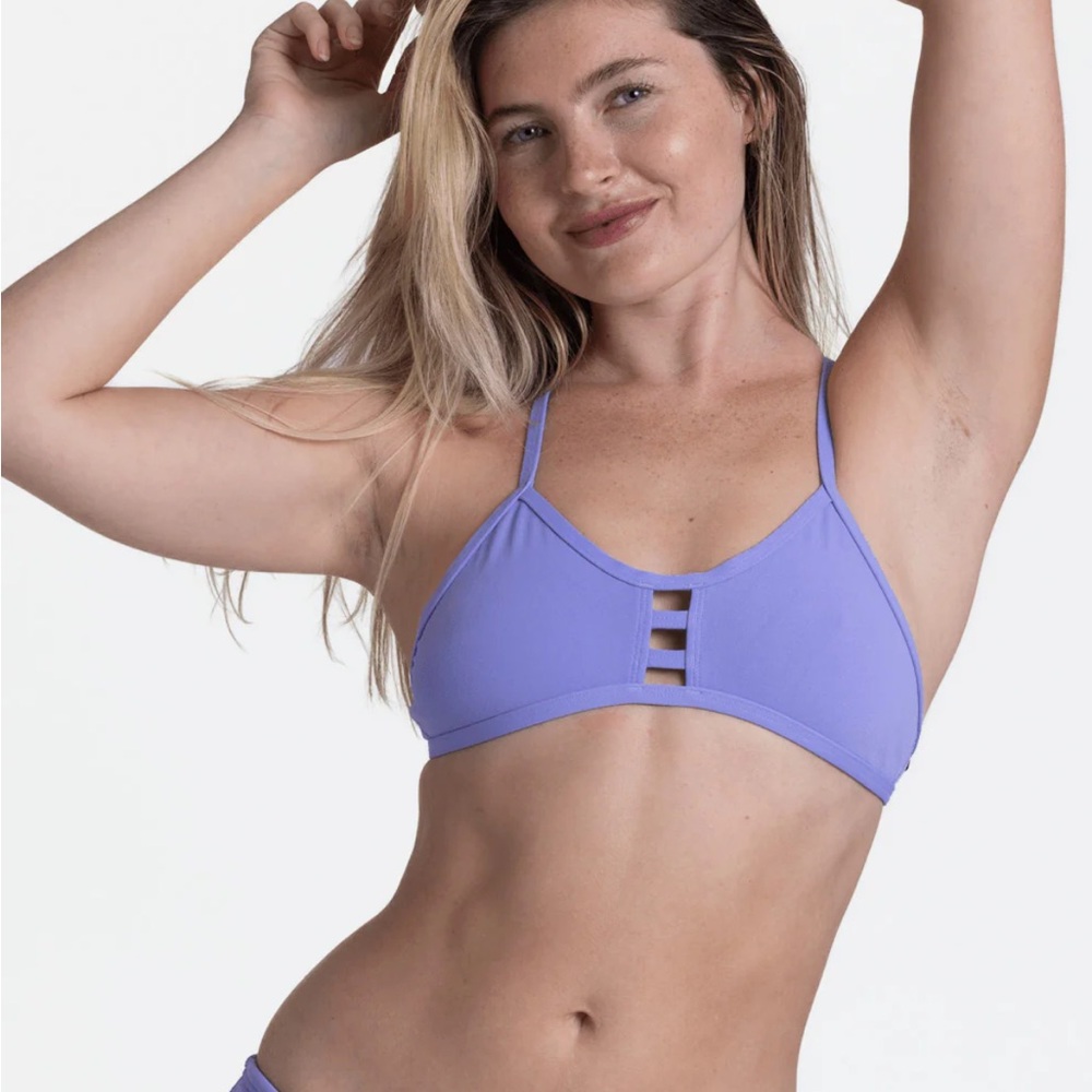 Jolyn Tomcat Bikini Top in Lavendar